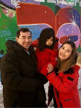 Canada Goose Women's Red Hooded Puffer Coat